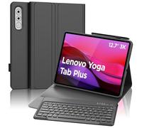 FOGARI Case Keyboard for Lenovo Yoga Tab Plus 12.7 inch Tablet 2025,Detachable Bluetooth UK Version Keyboard for Yoga Tab Plus 2025, Black