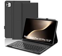 FOGARI HONOR MagicPad 3/3 Pro 13.3 inch Wi-Fi Tablet Keyboard Case - Honor MagicPad 3/3 Pro 2025 Keyboard Case, Bluetooth Magnetic Detachable UK Layout, Black