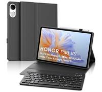 FOGARI Keyboard Case for Honor Pad V9 11.5 inch 2025, Detachable Bluetooth UK Layout Keyboard for HONOR Pad V9 2025 11.5", Black