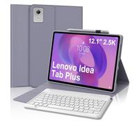 FOGARI Keyboard Case for Lenovo Idea Tab Plus 12.1 inch 2025/Lenovo Tab K12, Detachable Bluetooth Wireless UK Layout Keyboard for Lenovo Idea Tab Plus 12.1"/K12 TB361FU/TB361ZU, Violet