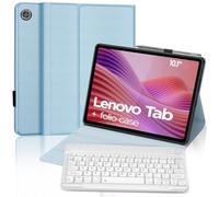 FOGARI Keyboard Case for Lenovo Tab 10.1" 2025, Detachable Bluetooth UK Version Keyboard for Lenovo Tab 10.1 Inch 2025/Tab K10 2nd Generation,Blue