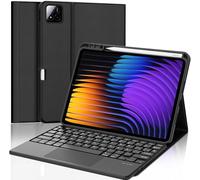FOGARI Keyboard Case for Xiaomi Pad 8/Pad 8 Pro & Xiaomi Pad 7/Pad 7 Pro 11.2 Inch,Magnetically Wireless Detachable Ultra-Thin Keyboard, Multi-Touch Trackpad,with Pen Holder, Rechargeable,Black