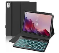 FOGARI Lenovo Tab M9 9 inch Case with Keyboard, Case for Lenovo Tab M9 Tablet (TB310FU/TB310XU), Detachable Bluetooth Backlit UK Layout Keyboard, Black