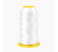 FOGAWA Bonded Nylon Sewing Thread 1312 Yards White Sewing Thread 210D/3 Strong Polyester Thread Upholstery Thread for Outdoors Leather Jeans Canvas Tarp Tent Drapery Beading