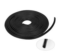 FOGAWA Car Door Edge Protector, 32Ft/10m Car Door Rubber Edge Trim, Car Door Protectors Edge Guards，Universal U Shape Rubber Seal Strips for Most Cars, Trucks, SUV, ATV, Boats(Black)