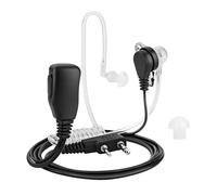 Fogbush Radio Earpiece，Walkie Talkie Ear piece with Mic Covert Air Tube Design 2 Pin Security Headse for CP040 DP1400 GP68 GP88 GP300 CT150 Security Ear Piece for Security Guard Accessories