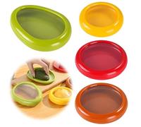 Fogbush Stretch Food Pods, 4Pcs Avocado Storage Container Avocado Saver Fruit Storage Containers Banana Case Silicone Fresh Pods Fruits Containers for Food Vegetables Fridge Keep Fruits and Veg Fresh