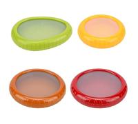 Fogbush Stretch Food Pods, 4Pcs Avocado Storage Container Avocado Saver Fruit Storage Containers Case (Upgrade Stretch Food Pods)