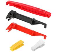 Fogcosy 5 Pcs Mini Fuse Puller - 4 Sizes Automotive Fuse Puller Tool, Plastic Car Fuses Extractor Automotive Tools for Car Motorcycle Truck Fuses Replacement