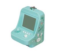 Fogcroll Arcade Game Machine Building Block Game Retro Game Console Decorative Mini Green