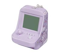 Fogcroll Arcade Game Machine Building Block Game Retro Game Console Decorative Mini Purple