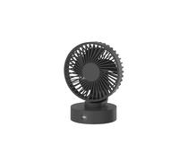 Fogcroll Lightweight Personal Fan Adjustable Angle Portable Desk Small But Powerful with Wind Speed Long Battery Life Compact Cooling for Days Elevation Black