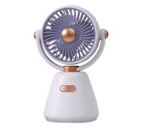 Fogcroll Mini Desk Fan 100 Speed Angle Adjustable USB Rechargeable Summer Handheld Cooling Fan Portable Outdoor Travel Mini Personal Fan