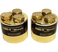 Fogg It Misting Watering Nozzles (2 Pack) 1/4 GPM - Super SuperFine Volume | Designed for misting delicate seedlings or for raising humidity around wilting plants. Made in the U.S.A. from solid brass