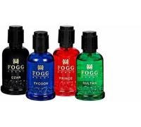 FOGG Men And Women Mini Aerosol Fresh Scent And (15 Ml Each) - Pack Of 4