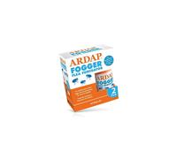 ARDAP Fogger Flea Fumigator 2 x 100ml - Flea bombs for home & animal environment - Flea fogger for home in rooms up to 30m² - Flea bomb, room fogger with effective protection up to 6 months