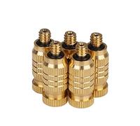 Fogging Spray Head, 50 Pcs Brass Misting Nozzles 0.1-0.5mm High Pressure Outdoor Cooling Garden Control(0.1mm)