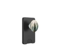 Foggy Forest Pine Tree Woods Green Nature Outdoor Explore PopSockets PopWallet for MagSafe