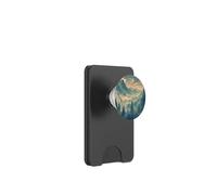 Foggy Forest Pine Tree Woods Green Nature PopSockets PopWallet for MagSafe