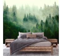 Foggy Forest WALLPAPER easy to apply bedroom wall mural trees nature Large