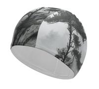 Foggy Mountain Pine Tree Swim Cap for Women Men,Swimming Cap-Comfortable Flexible,Swim Hat for Long Thick Curly Hair & Braids Hair