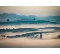 Foggy Mountain Village-6000-Piece Adult Puzzle Skill Game Perfect for Relaxation Meditation Educational Game