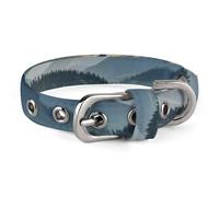 Foggy Mountains Forest Dog Collar, Soft Comfortable Pet Collar for Small & Medium Dogs, Adjustable Durable Cat Collars for Puppies