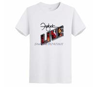 Foghat Live t Shirt for Men Graphic t Shirts O-Neck T-Shirt Tops Tees Oversize t-Shirts Short Sleeve t-Shirts Men's Clothing White