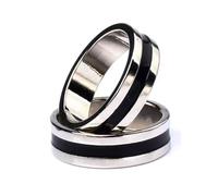 Fogilas 2PCS Magic Ring Coin Magic Tricks Props Magician Close Up Illusion Gimmick Magic Accessories (Size 17)