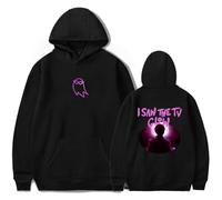 FOGIMEIGB I Saw the TV Glow Hoodie Tv Show Sweatshirt Hip Hop Pullover Cosplay Clothes Unisex Longsleeve (M,Black-HL13027)