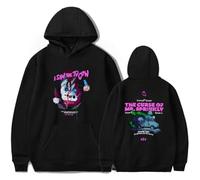 FOGIMEIGB I Saw the TV Glow Hoodie Tv Show Sweatshirt Hip Hop Pullover Cosplay Clothes Unisex Longsleeve (S,Black-R200685)