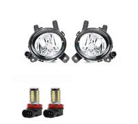 FogLamp For BMW F20 F21 F22 F23 F45 F46 F30 F31 F34 F32 F33 F36 Fog Lamp Assembly Front Bumper Anti Light 63177248911 63177248912 Car Fog Light Assemblies(Pair With LED L10)