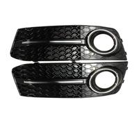 Foglight Grill Compatible With A4 For B8 2009-2011 Chrome Black Car Front Fog Light Mesh Grille Grill Cover