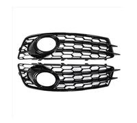 Foglight Lamp Grilles Cover Compatible With A3 8P 2009 2010 2011 2012 Front Bumper Fog Light Grille 1Pair Honeycomb Mesh Lamp Racing Grill Cover Repair Parts