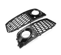 Foglight Lamp Grilles Cover Compatible With A4 B8 2009 2010 2011 2012 Honeycomb Mesh Fog Light Open Vent Grille Intake Cover Modification Repair Replacement Parts