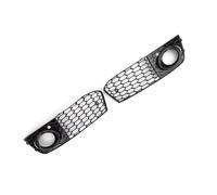 Foglight Lamp Grilles Cover Compatible With A4 B8 2009 2010 2011 2012 Pair Honeycomb Mesh Fog Light Open Vent Grill Intake Modification Repair Parts Accessories