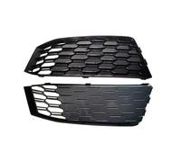 Foglight Lamp Grilles Cover Compatible With A4 B9 2016 2017 2018 Honeycomb Mesh Front Bumper Fog Light Grille Lamp Cover Car Accessories Repair Replacement