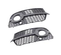 Foglight Lamp Grilles Cover Compatible With Q5 2013 2014 2015 2016 OEM 8R0807681S 8R0807682N Front Lower Bumper Grilles Fog Light Grille Repair Parts Accessories