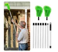 Fognill Gutter Cleaning Brush, Roof Cleaner Tool for Leaves and Debris, Professional Gutter Cleaning System for Property Maintenance