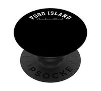 Fogo Island Newfoundland Canada College Text PopSockets Adhesive PopGrip