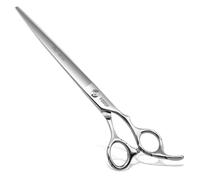FOGOSP 9.0'' Dog Grooming Scissors Straight Professional Pet Grooming Shears for Thick Long Hair Large Dog Cat (9.0 in, Straight)