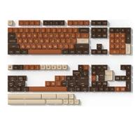 Fogruaden PBT Keycaps Set, SA Profile Custom Keycap for Mechanical Keyboard Keycaps(SA Coffee)
