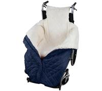 Fogukier Winter Wheelchair Blanket - Windproof Fleece Lined Wheelchair Warmer Cover With Zipper, Winter Thicken Wheelchairs Warmer Blanket Leg Cover For Adults, Elderly & Disabled