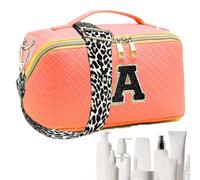 Fogukier Women Travel Toiletry Bag,Large Capacity Makeup Bag Cosmetic Bag - Woven Classified Storage Toiletry Bag for Women Her Mom Bridesmaid