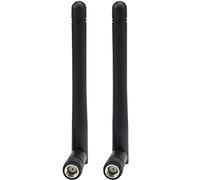 Fohevers 2-Pack WiFi Antenna 2G/2.4G WiFi Aerial SMA Female Adapter Rotatable 90° Connector 2DBi Omni-Directional Wifi Signal Antenna for Wireless Router