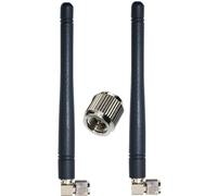 Fohevers 2-Pack WiFi Antenna 4G WiFi Aerial SMA Male 90° Elbows Adapter Rotatable 360° Connector 3DBi Omni-Directional Wifi Signal Antenna for Wireless Router