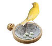 FOIBURELY Bird Nest Canary Finch Parrot Nest with Felt（4.5 inches）