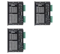 FOIJPPINP 3X DM556 CNC Digital Stepper Motor Driver 2-Phase Stepper Motor Driver 20-50V DC Max 5.6A 128 Subdivision for Motor