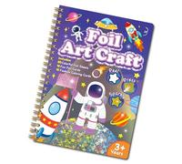 Foil Art Coloring Book for Various Occasions Featuring Multiple Themes for Hand Craft Projects At Parties Paper Activity Book