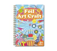 Foil Art Coloring Book for Various Occasions Featuring Multiple Themes for Hand Craft Projects at Parties Children ' s Art